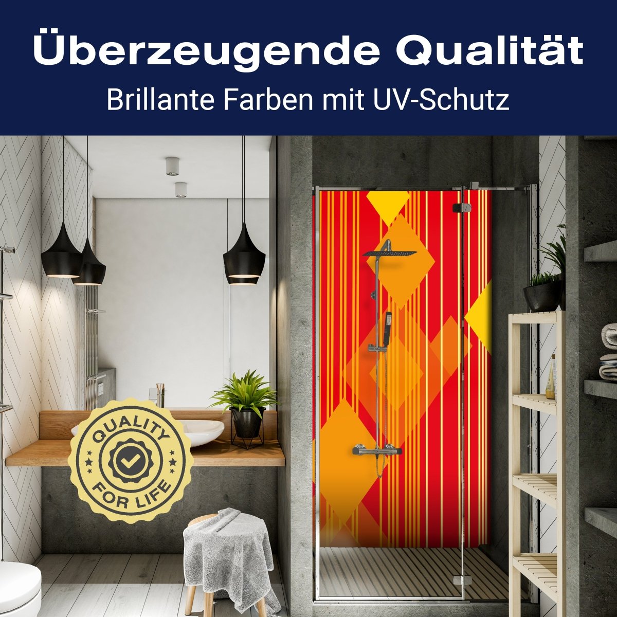 Duschwand Janine Muster M0145 entdecken - Bild 2 Duschwand Janine Muster M0145 entdecken - Bild 2