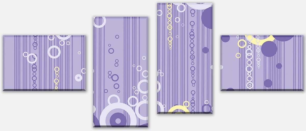 Leinwandbild Mehrteiler Violetta Muster M0147 Leinwandbild Mehrteiler Violetta Muster M0147
