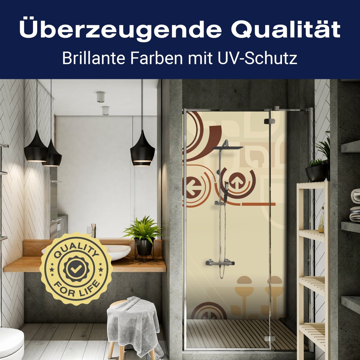 Duschwand Kathleen Muster M0149 entdecken - Bild 2 Duschwand Kathleen Muster M0149 entdecken - Bild 2