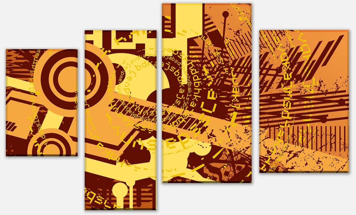 Leinwandbild Mehrteiler Alex Muster M0152 Leinwandbild Mehrteiler Alex Muster M0152