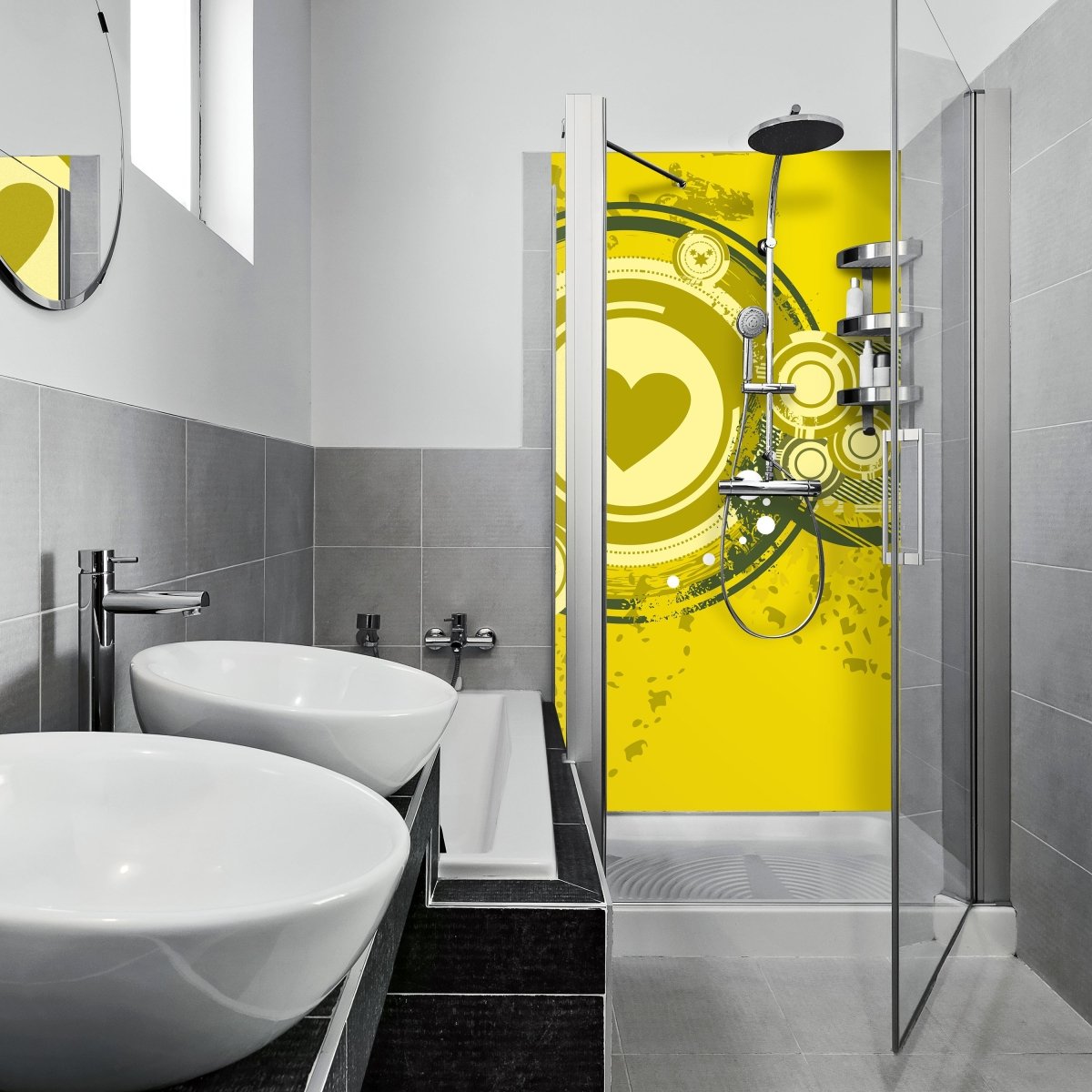 Duschwand Jacky Muster M0153 entdecken - Bild 1 Duschwand Jacky Muster M0153 entdecken - Bild 1