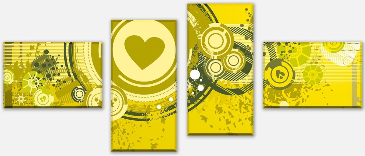 Leinwandbild Mehrteiler Jacky Muster M0153 Leinwandbild Mehrteiler Jacky Muster M0153