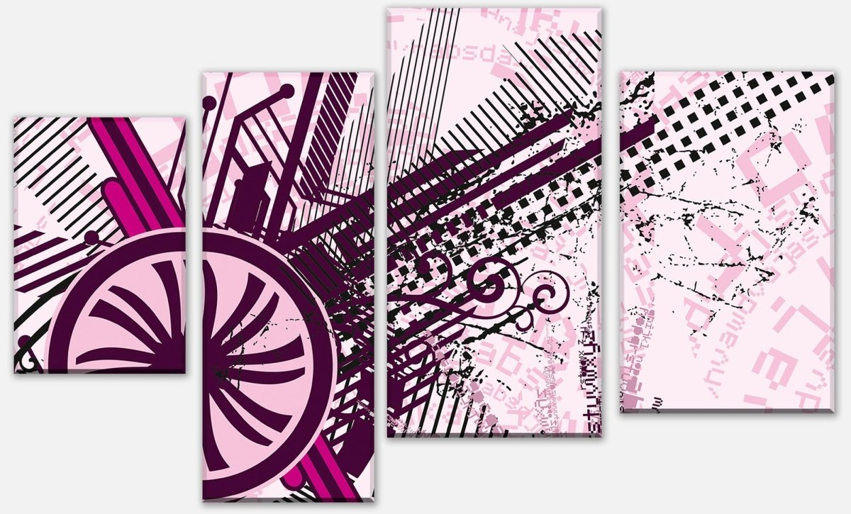 Leinwandbild Mehrteiler Roxy Muster M0155 Leinwandbild Mehrteiler Roxy Muster M0155