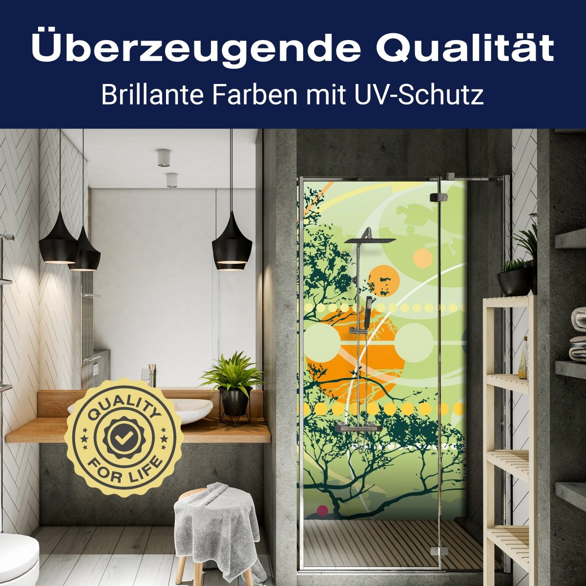 Duschwand Kim Natur M0159 entdecken - Bild 2 Duschwand Kim Natur M0159 entdecken - Bild 2