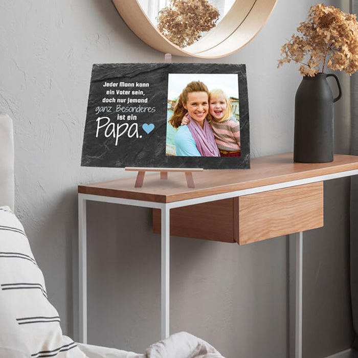 Schiefertafel Bester Papa M0163 - Bild 5 Schiefertafel Bester Papa M0163 - Bild 5