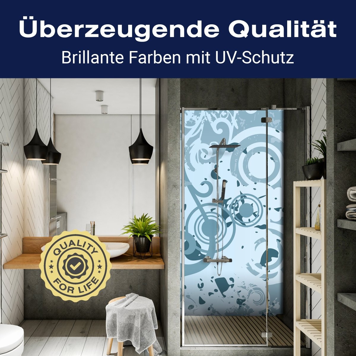 Duschwand Ulrike Floral M0164 entdecken - Bild 2 Duschwand Ulrike Floral M0164 entdecken - Bild 2