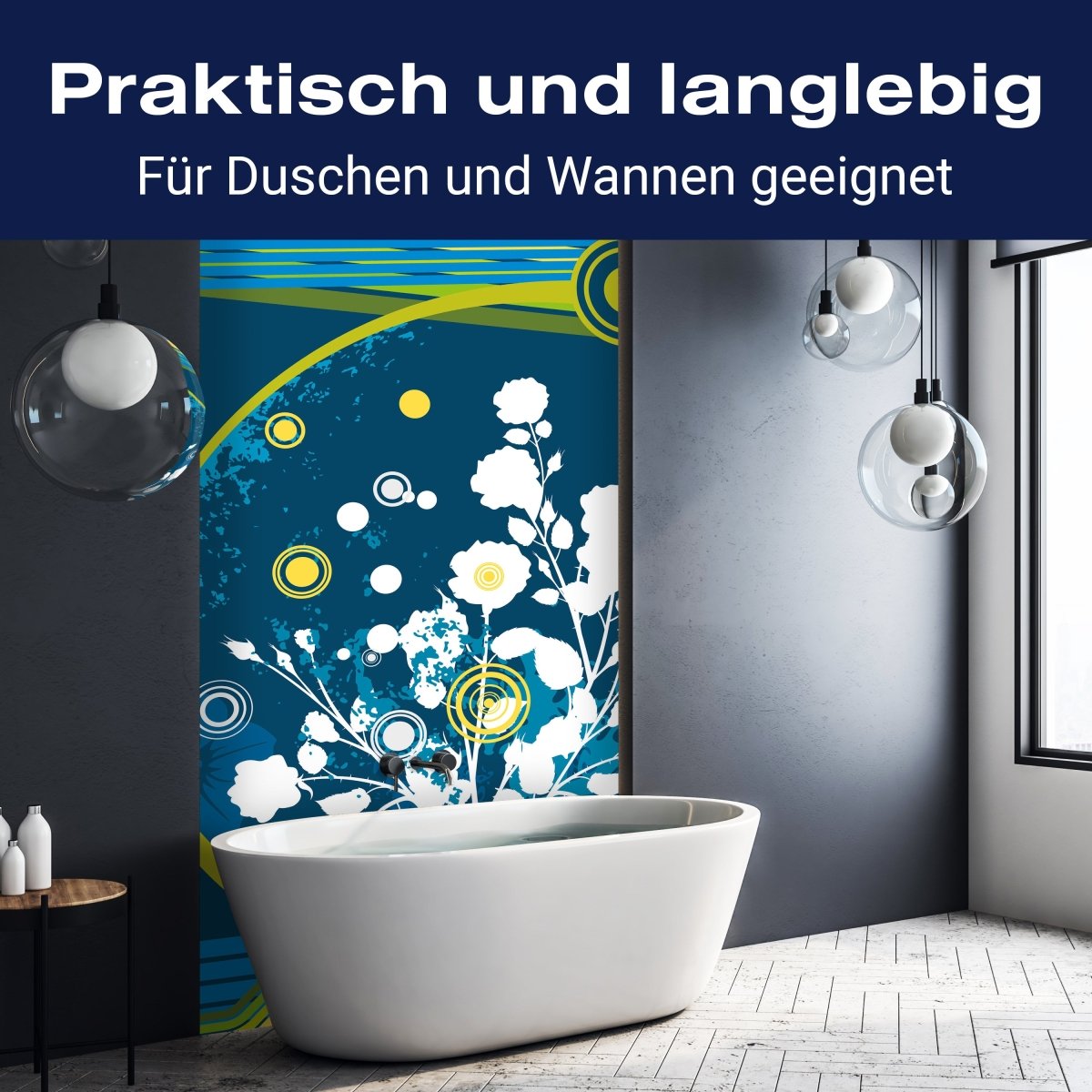 Duschwand Tatjana Floral M0168 entdecken - Bild 3 Duschwand Tatjana Floral M0168 entdecken - Bild 3