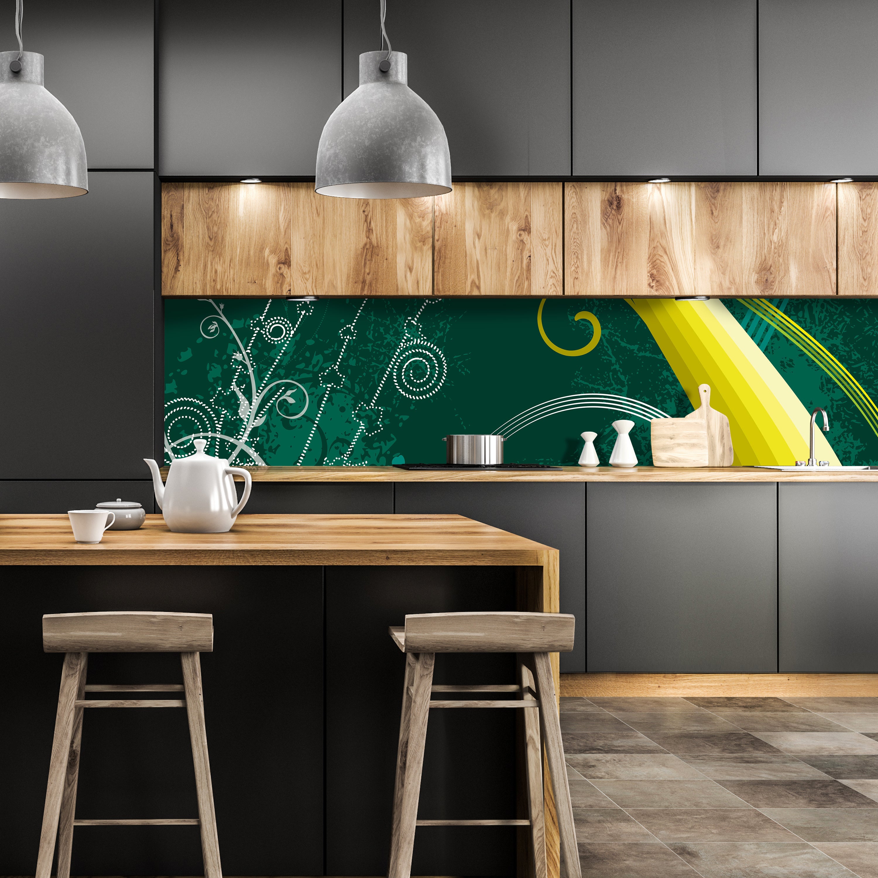 Küchenrückwand Romina Floral M0170 entdecken - Bild 1 Küchenrückwand Romina Floral M0170 entdecken - Bild 1