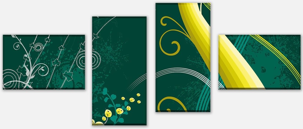 Leinwandbild Mehrteiler Romina Floral M0170 Leinwandbild Mehrteiler Romina Floral M0170