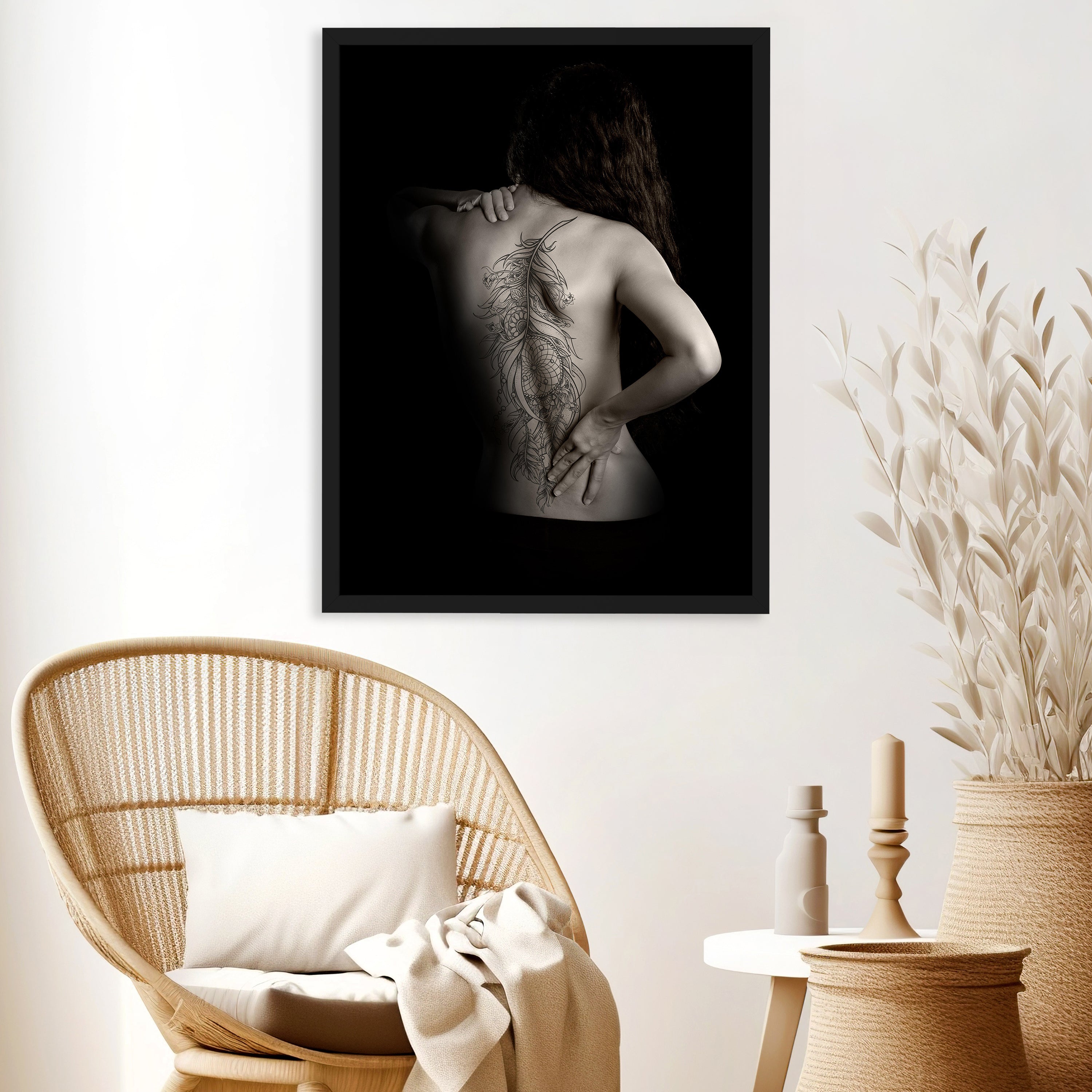 wandmotiv24 Poster, Poster - Frau, Tattoo, Rücken - M0170 - Bild 3 wandmotiv24 Poster, Poster - Frau, Tattoo, Rücken - M0170 - Bild 3