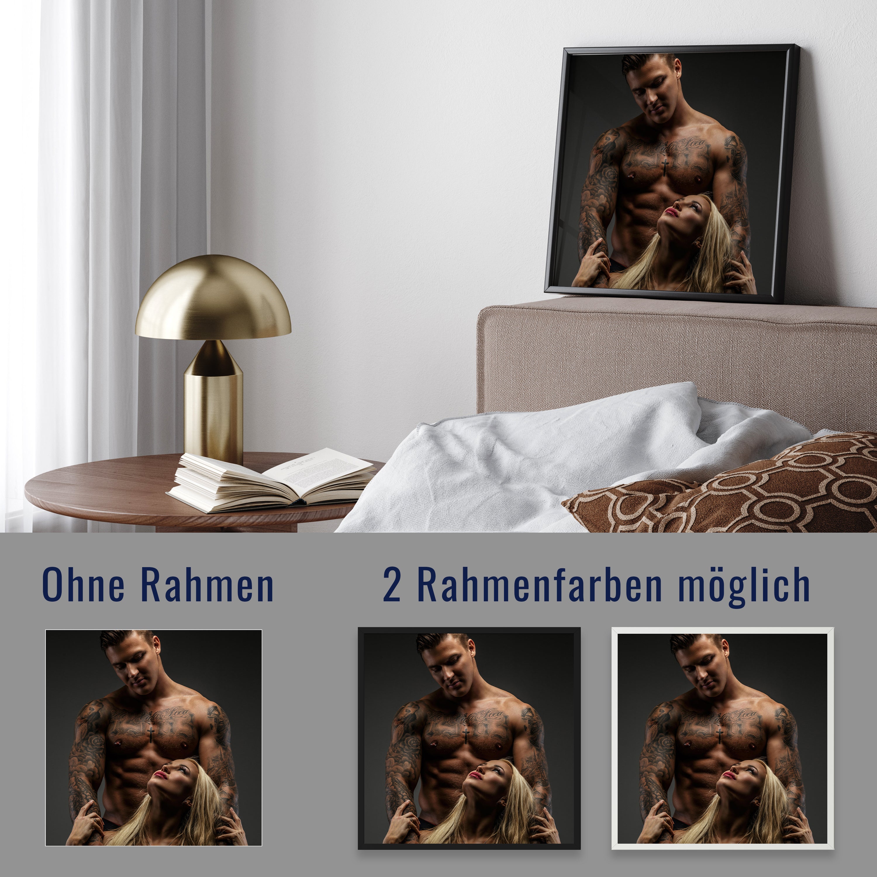 wandmotiv24 Poster, Poster - Paar, Tattoo - M0174 - Bild 4 wandmotiv24 Poster, Poster - Paar, Tattoo - M0174 - Bild 4