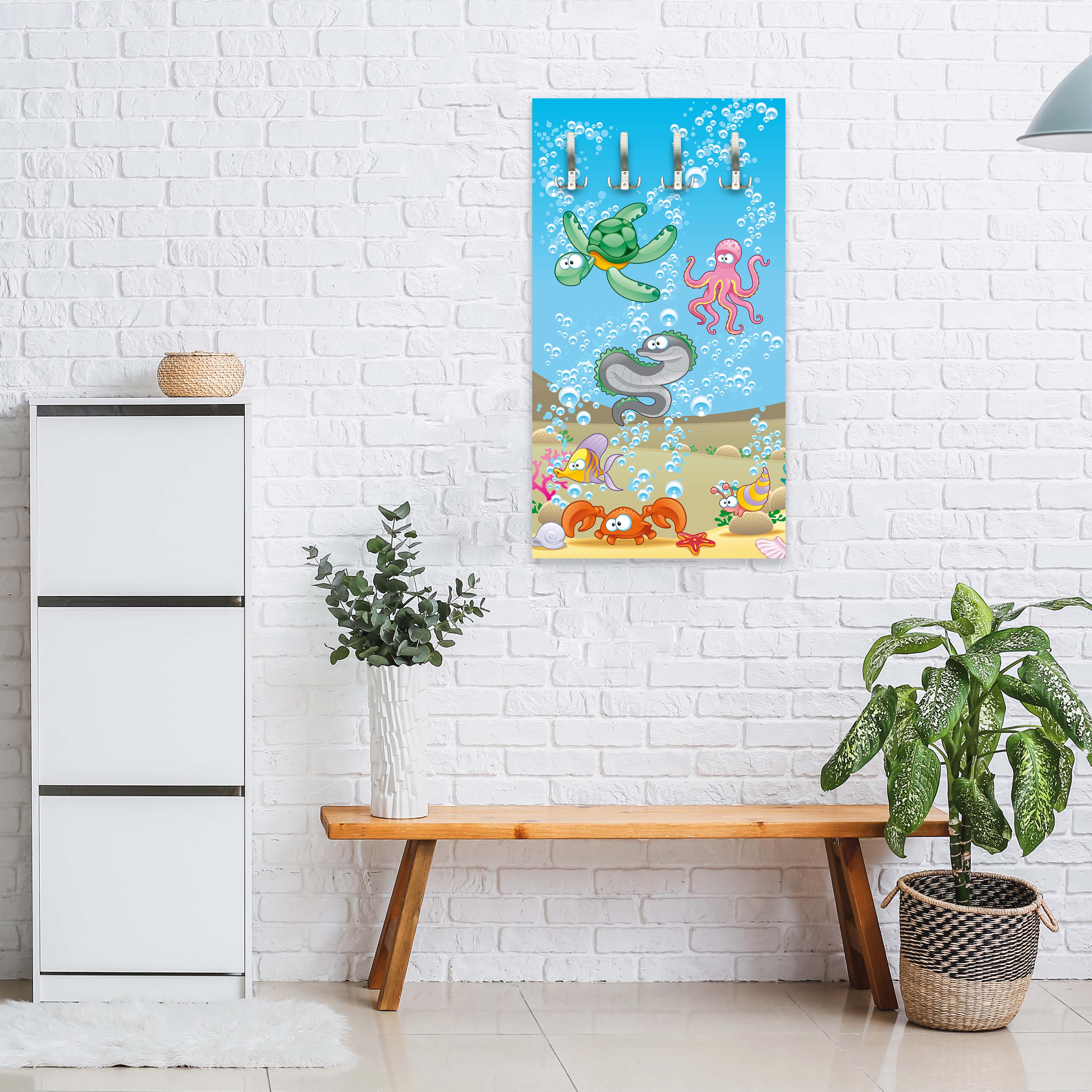 Garderobe Unterwassertiere Kinder M0176 entdecken - Bild 5 Garderobe Unterwassertiere Kinder M0176 entdecken - Bild 5