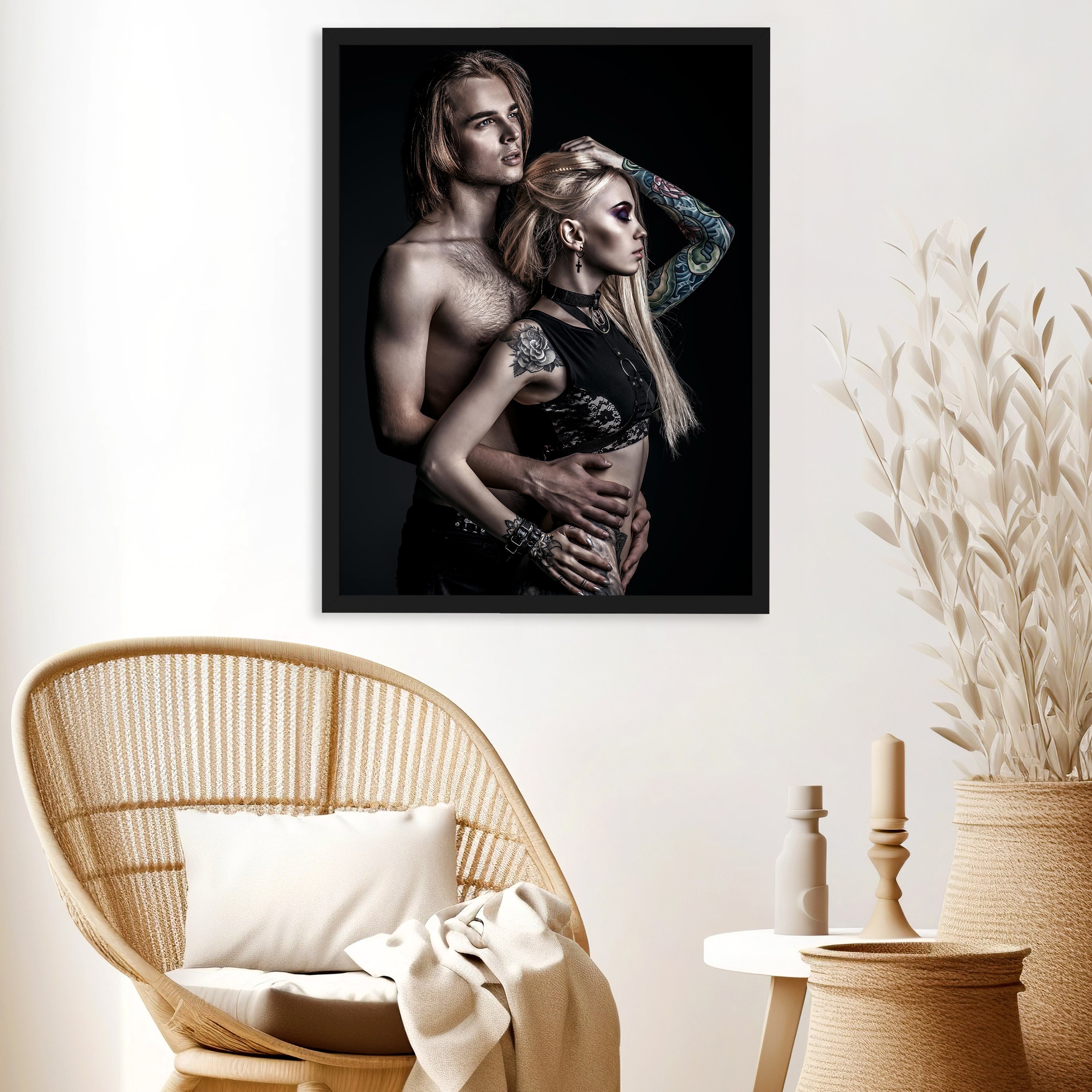 wandmotiv24 Poster, Poster - Frau, Tattoo, Paar - M0176 - Bild 3 wandmotiv24 Poster, Poster - Frau, Tattoo, Paar - M0176 - Bild 3