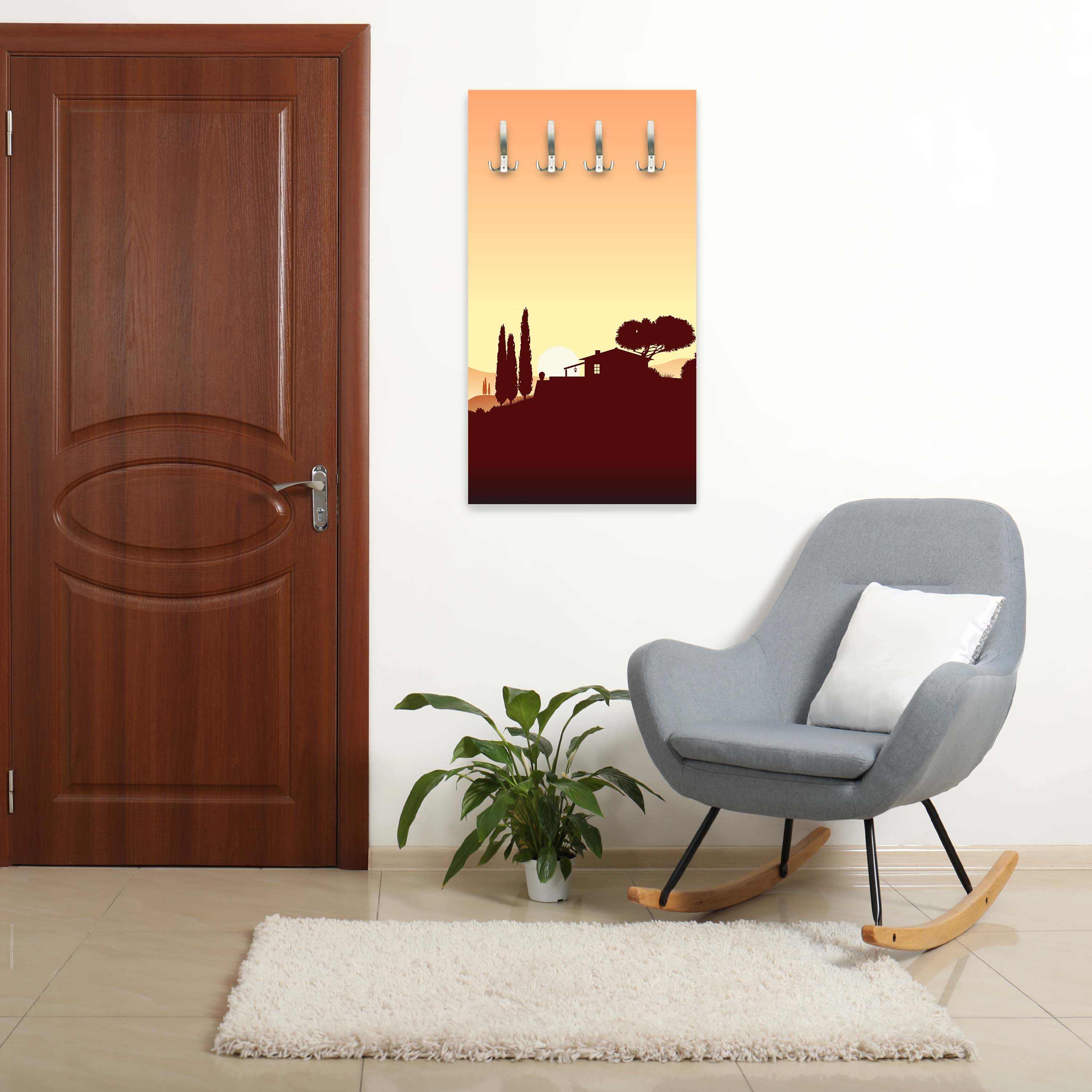 Garderobe Italienische Landschaft Natur M0177 entdecken - Bild 2 Garderobe Italienische Landschaft Natur M0177 entdecken - Bild 2