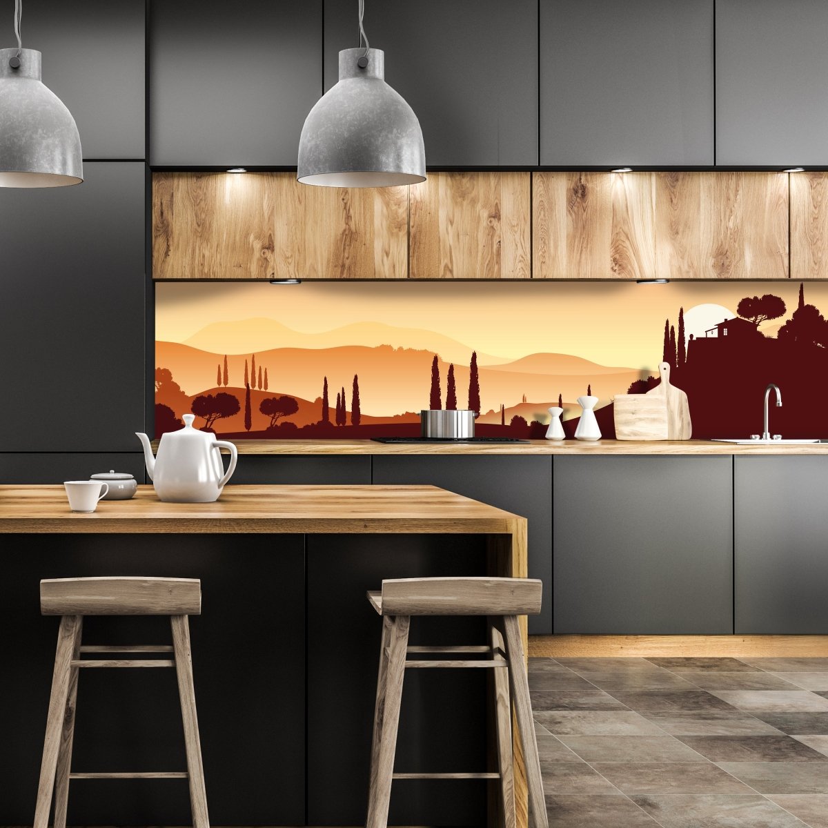 Küchenrückwand Italienische Landschaft Natur M0177 entdecken - Bild 1 Küchenrückwand Italienische Landschaft Natur M0177 entdecken - Bild 1