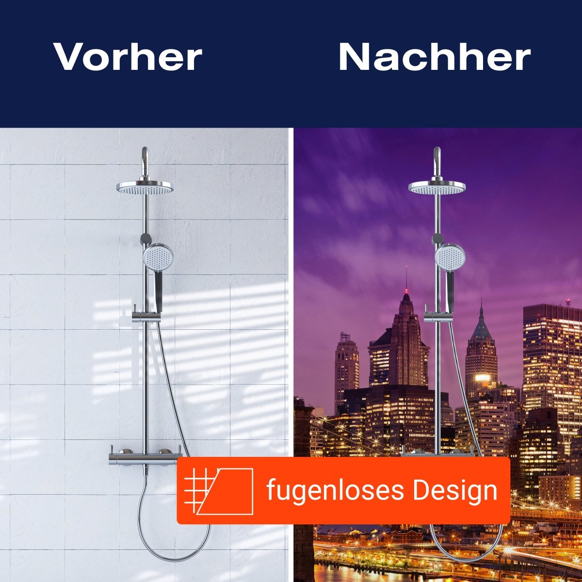 Duschwand New York bei Nacht M0178 entdecken - Bild 9 Duschwand New York bei Nacht M0178 entdecken - Bild 9