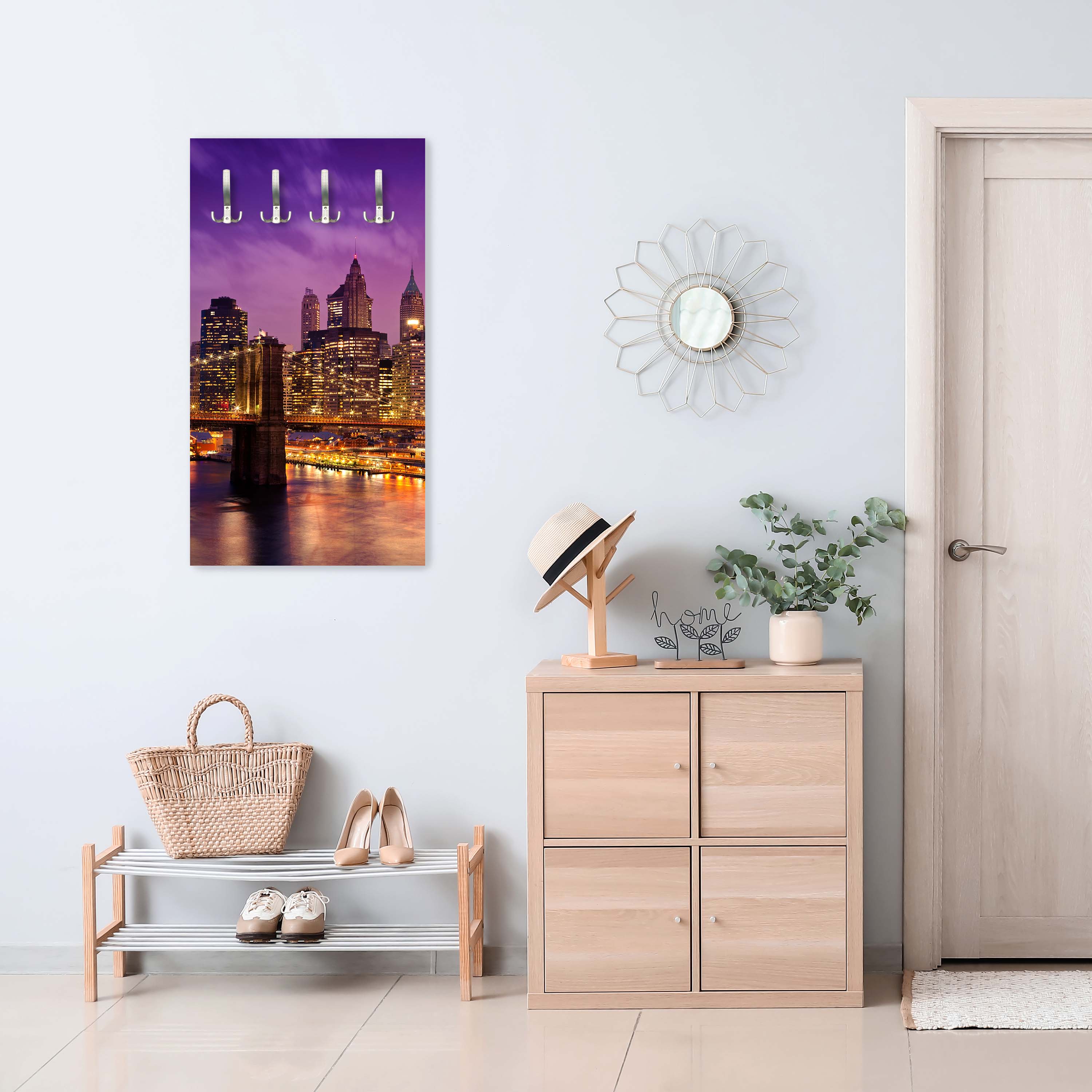 Garderobe New York bei Nacht M0178 entdecken - Bild 2 Garderobe New York bei Nacht M0178 entdecken - Bild 2