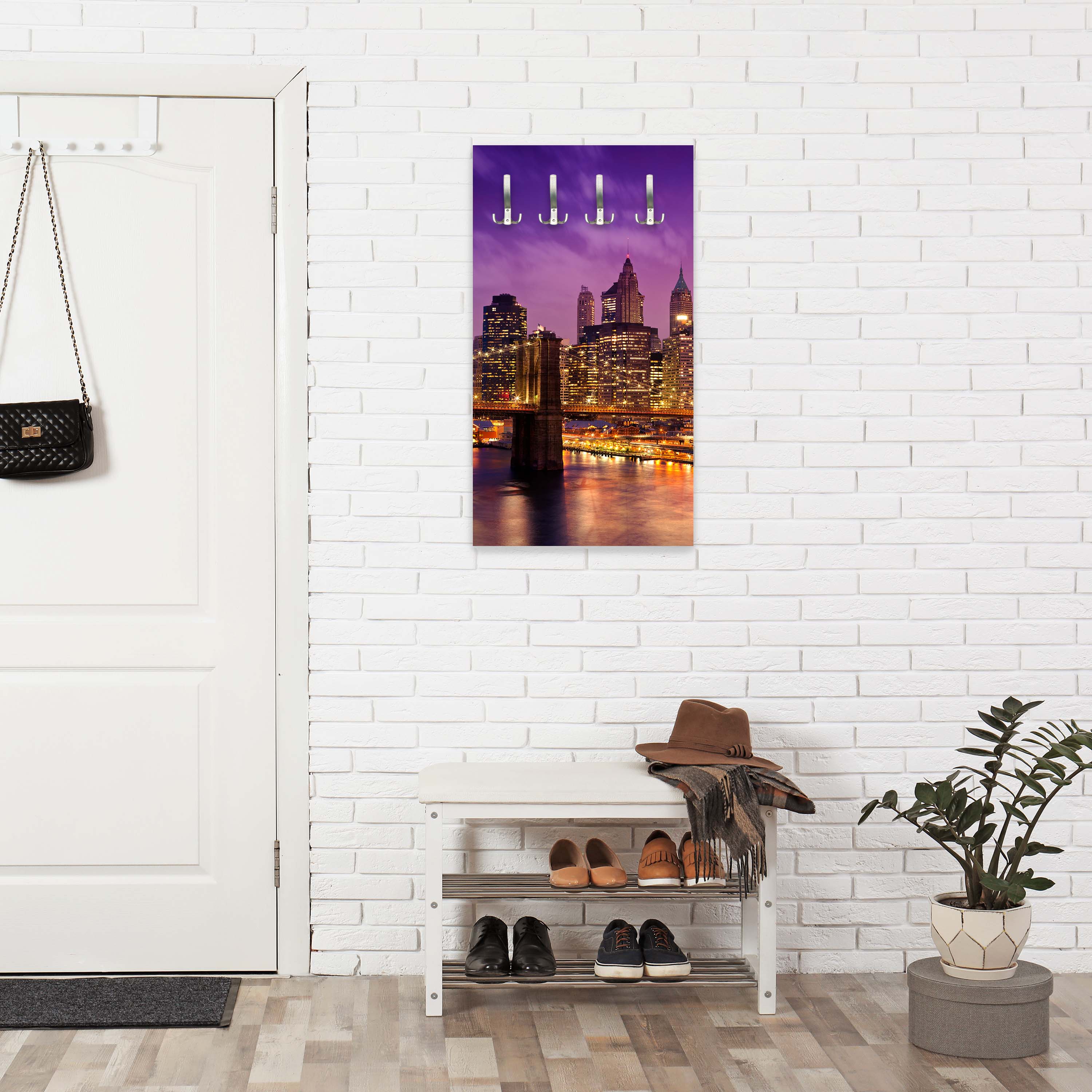 Garderobe New York bei Nacht M0178 entdecken - Bild 3 Garderobe New York bei Nacht M0178 entdecken - Bild 3