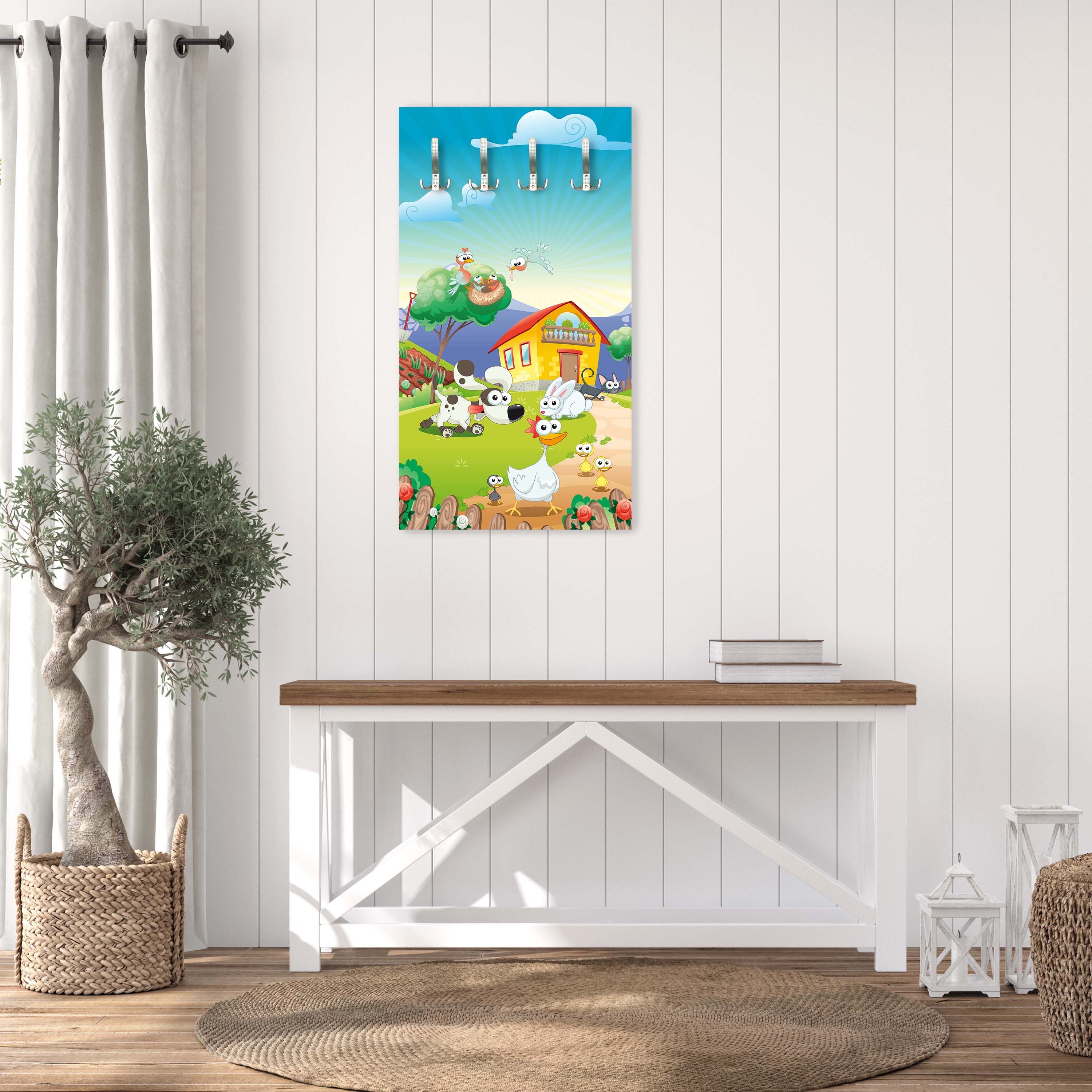 Garderobe lustige Haustiere Kinder M0179 entdecken - Bild 6 Garderobe lustige Haustiere Kinder M0179 entdecken - Bild 6