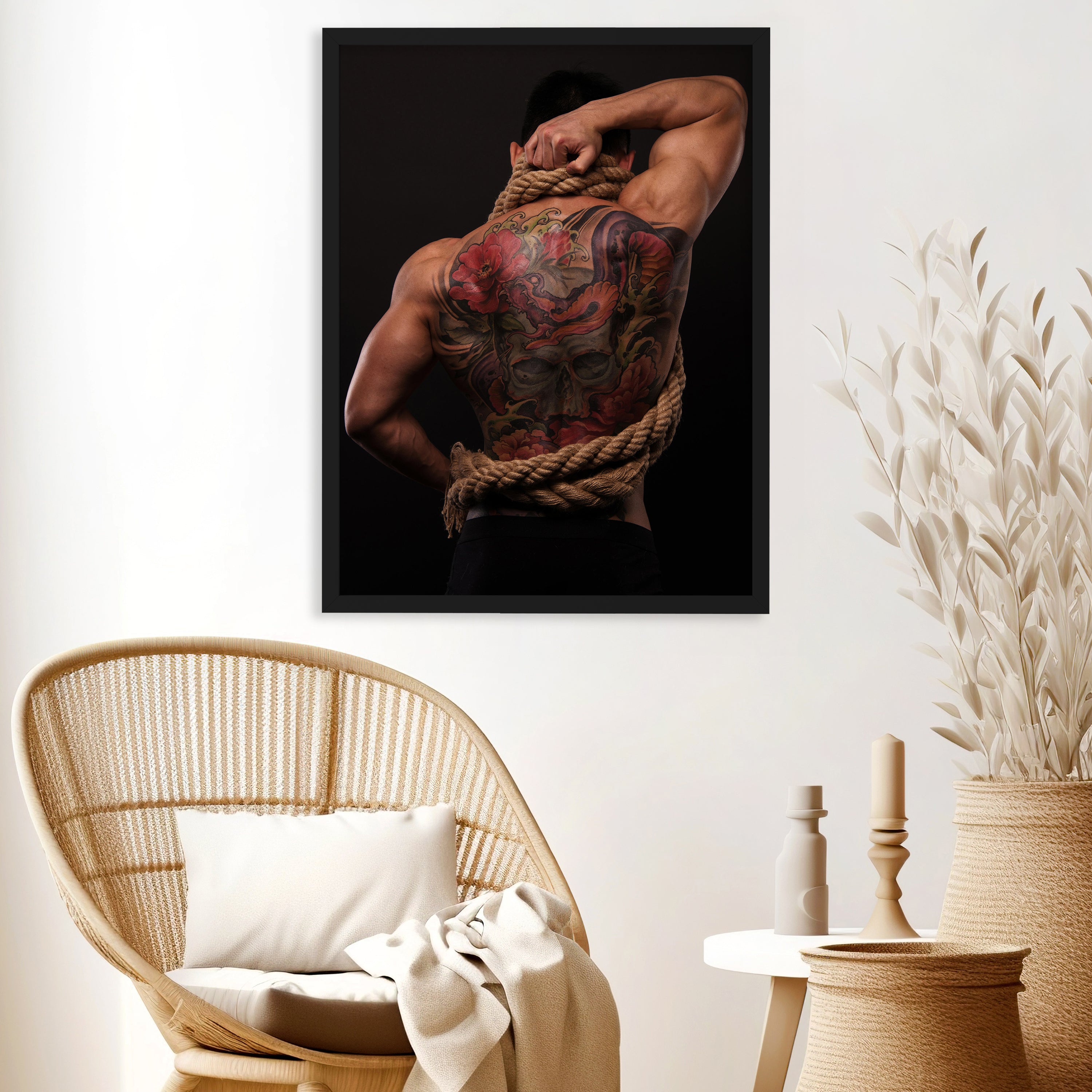 wandmotiv24 Poster, Poster - Mann, Tattoo, Rücken - M0179 - Bild 3 wandmotiv24 Poster, Poster - Mann, Tattoo, Rücken - M0179 - Bild 3