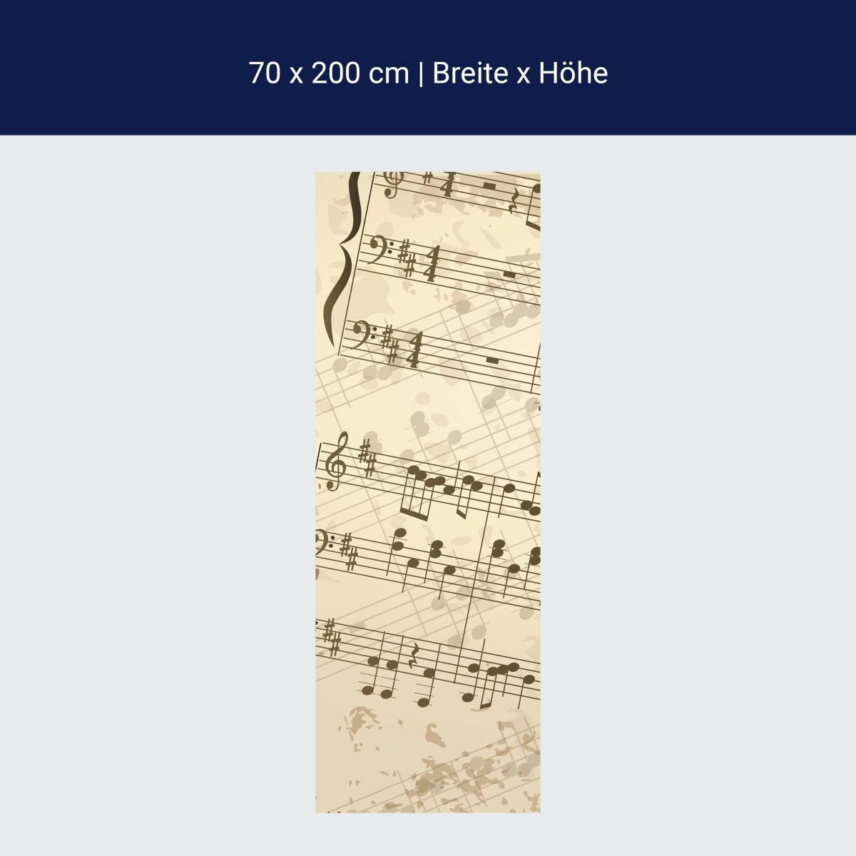 Duschwand Notenblatt Hobby M0180 Duschwand Notenblatt Hobby M0180