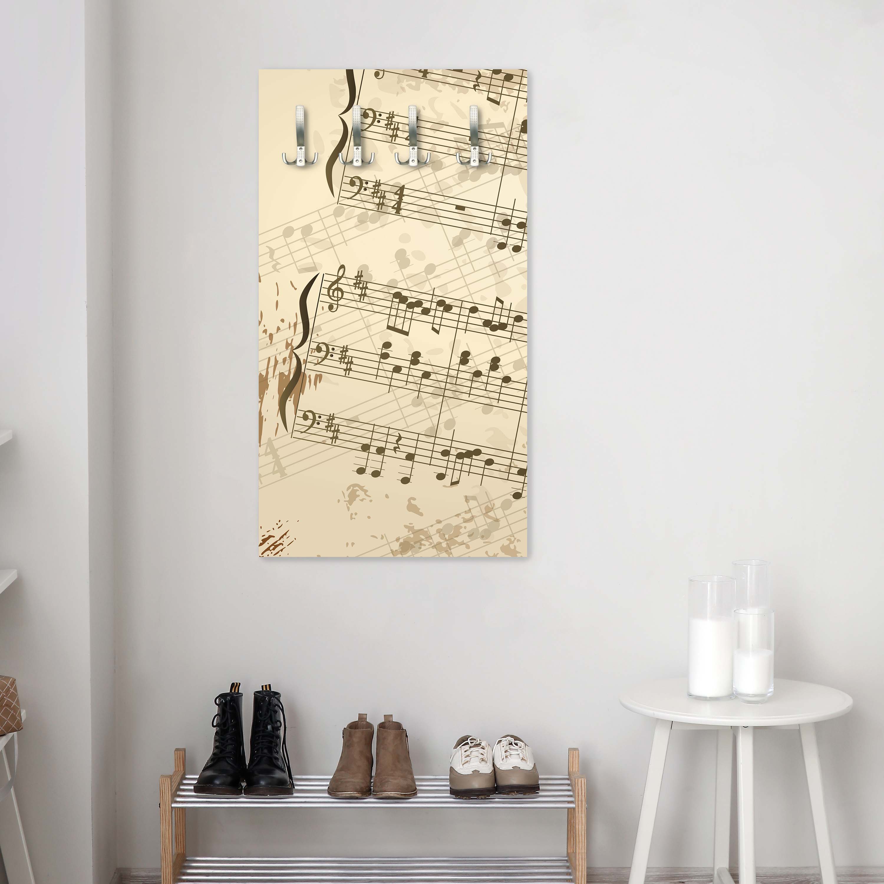 Garderobe Notenblatt Hobby M0180 entdecken - Bild 3 Garderobe Notenblatt Hobby M0180 entdecken - Bild 3