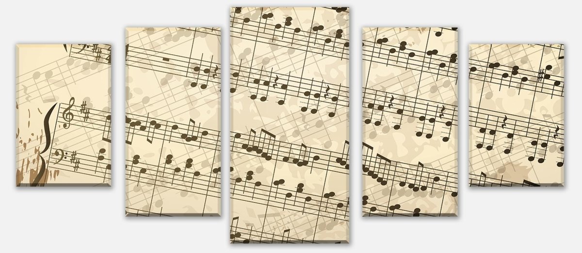 Leinwandbild Mehrteiler Notenblatt Hobby M0180 entdecken - Bild 1 Leinwandbild Mehrteiler Notenblatt Hobby M0180 entdecken - Bild 1