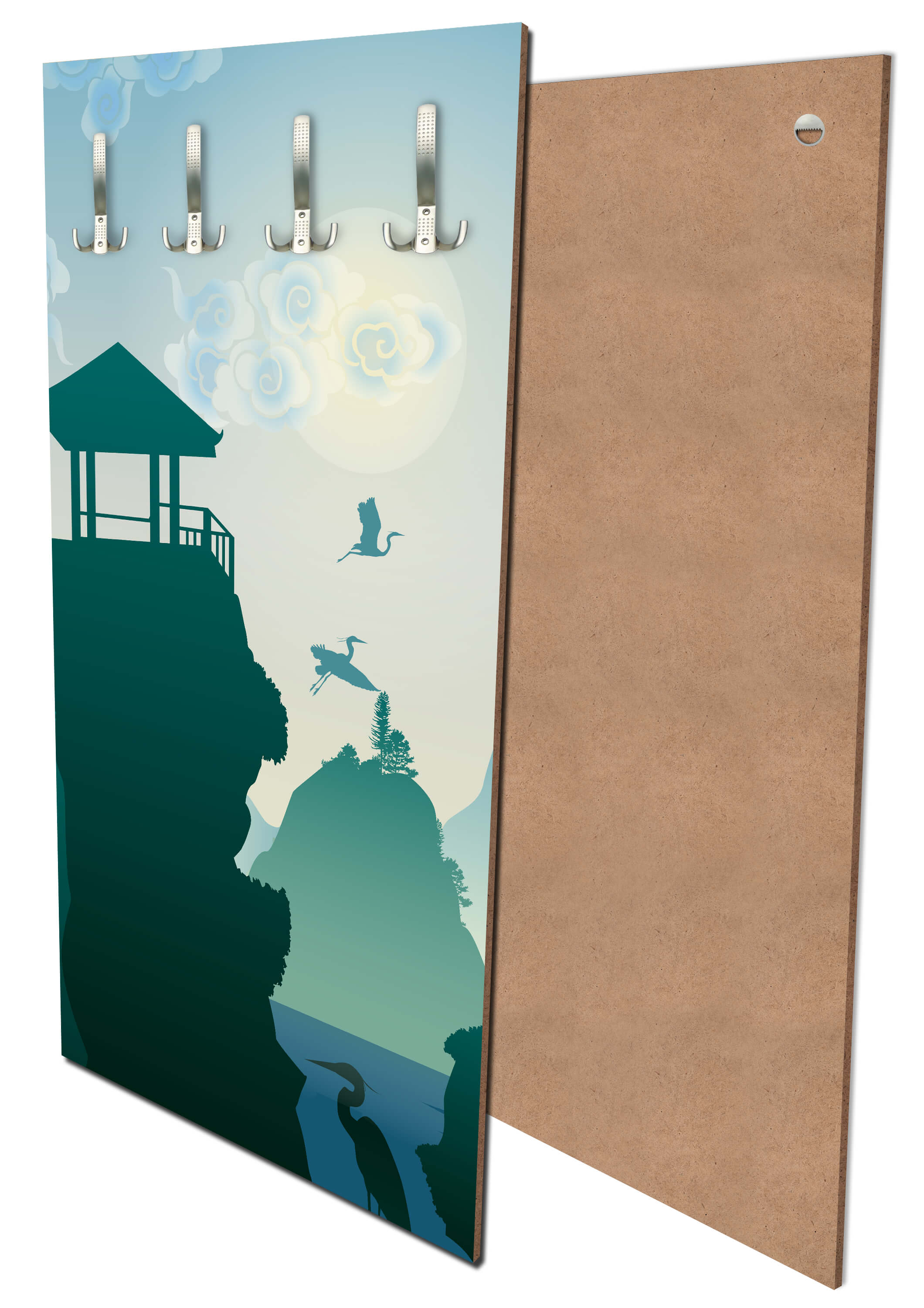 Garderobe chinesische Landschaft Natur M0181 entdecken - Bild 1 Garderobe chinesische Landschaft Natur M0181 entdecken - Bild 1