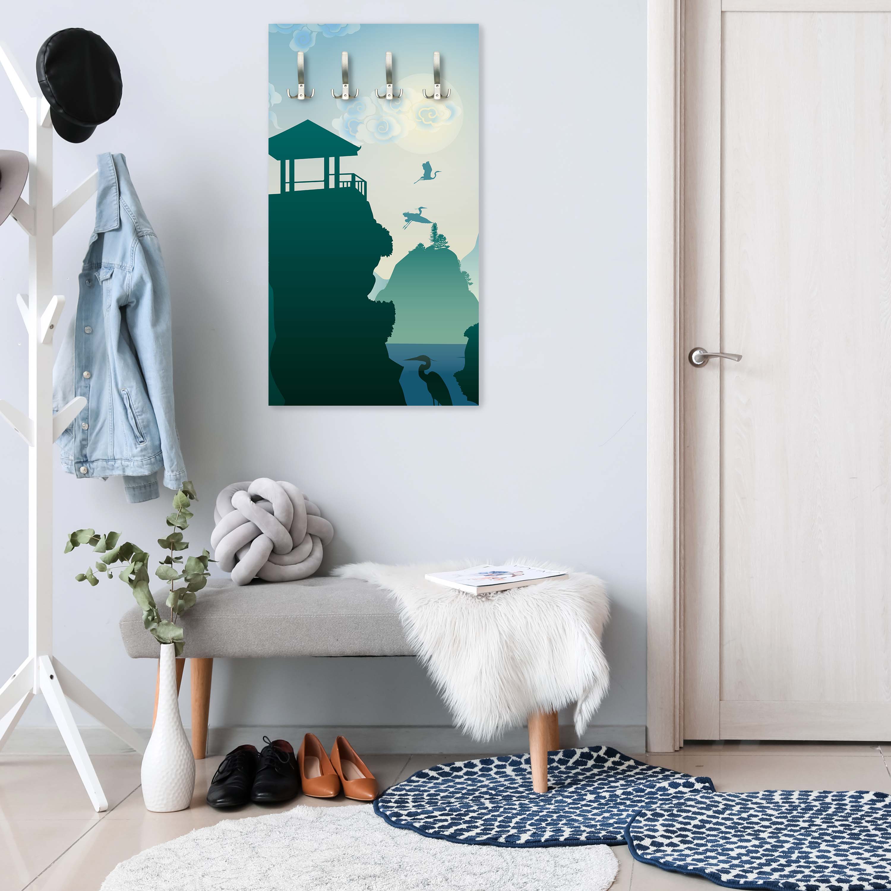 Garderobe chinesische Landschaft Natur M0181 entdecken - Bild 3 Garderobe chinesische Landschaft Natur M0181 entdecken - Bild 3