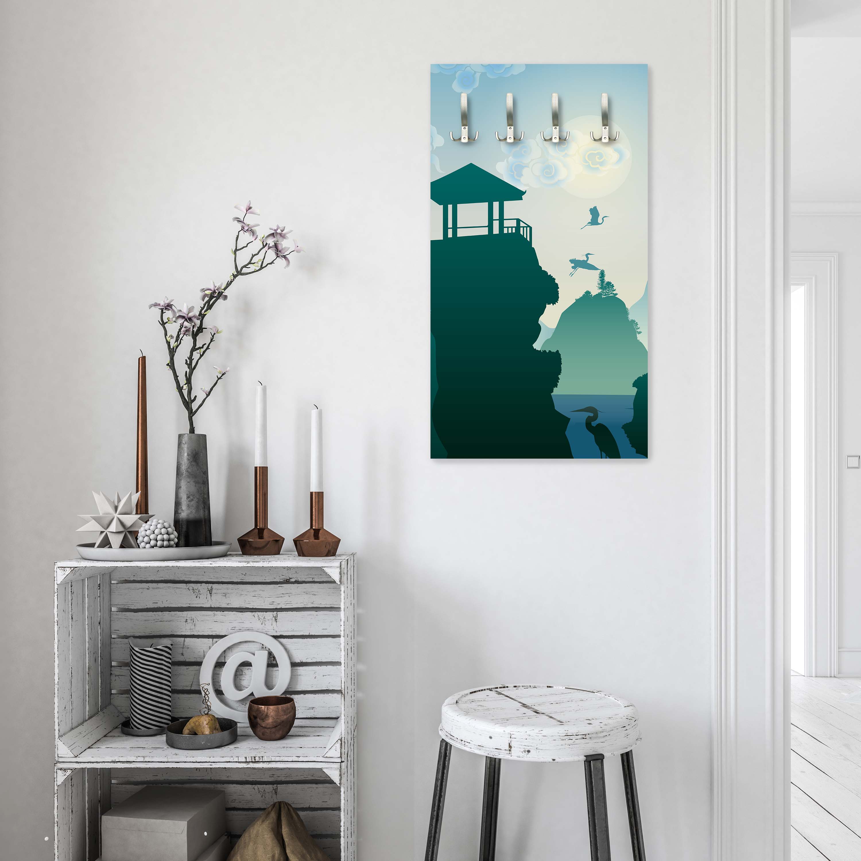 Garderobe chinesische Landschaft Natur M0181 entdecken - Bild 5 Garderobe chinesische Landschaft Natur M0181 entdecken - Bild 5