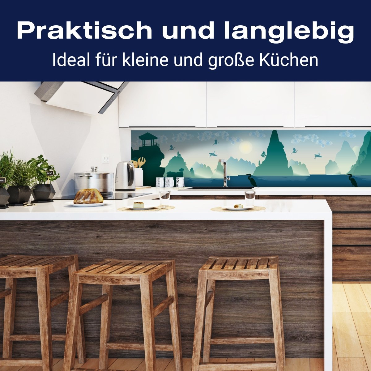 Küchenrückwand chinesische Landschaft Natur M0181 entdecken - Bild 3 Küchenrückwand chinesische Landschaft Natur M0181 entdecken - Bild 3