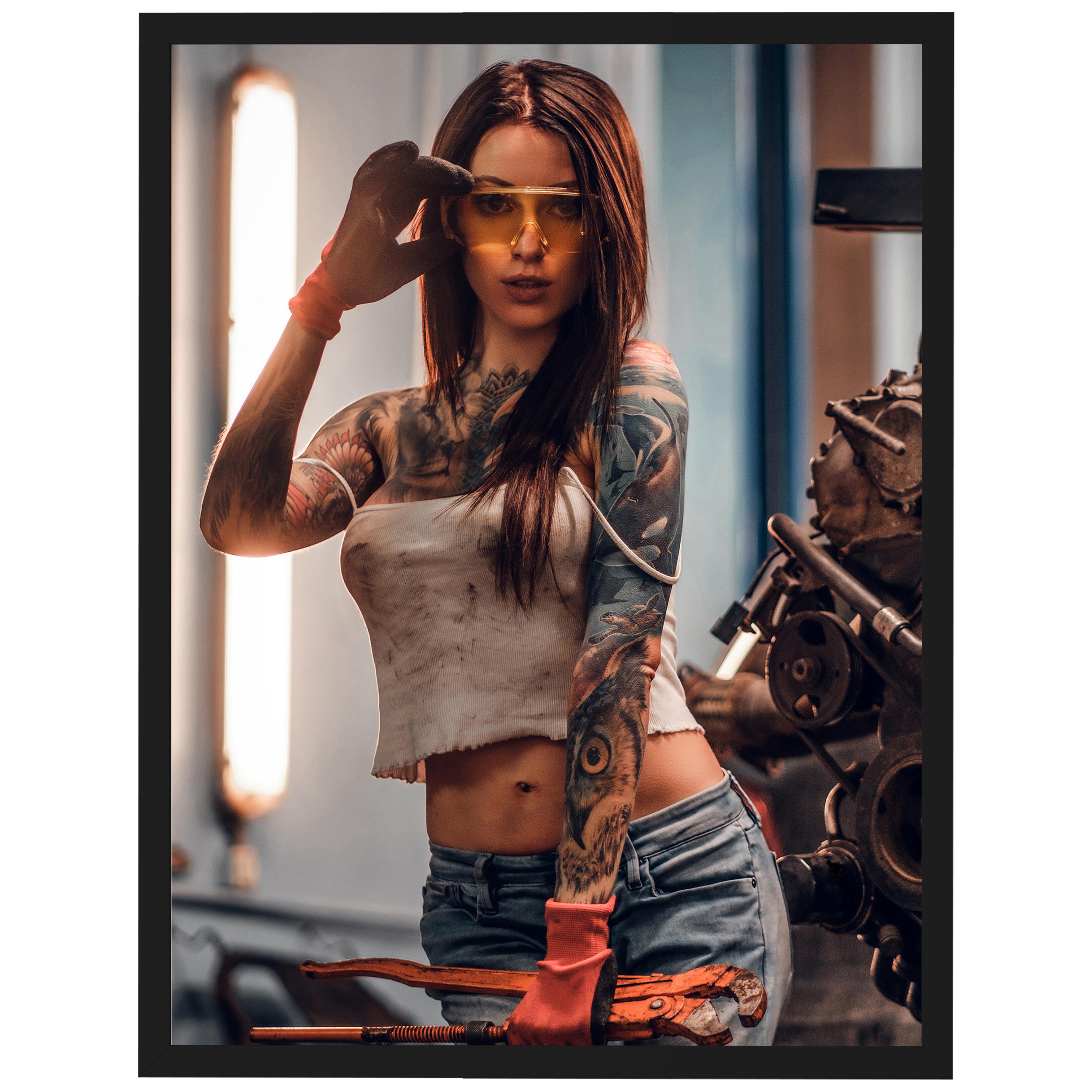 wandmotiv24 Poster, Poster - Frau, Tattoo, Oberkörper - M0181 - Bild 1 wandmotiv24 Poster, Poster - Frau, Tattoo, Oberkörper - M0181 - Bild 1