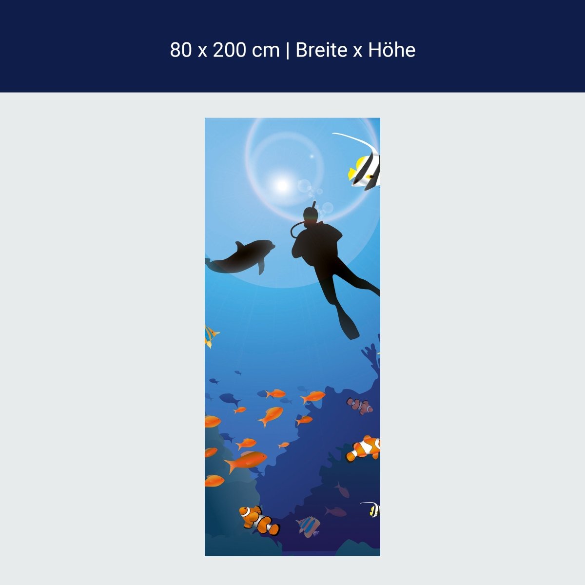 Duschwand Riff Meer M0182 Duschwand Riff Meer M0182