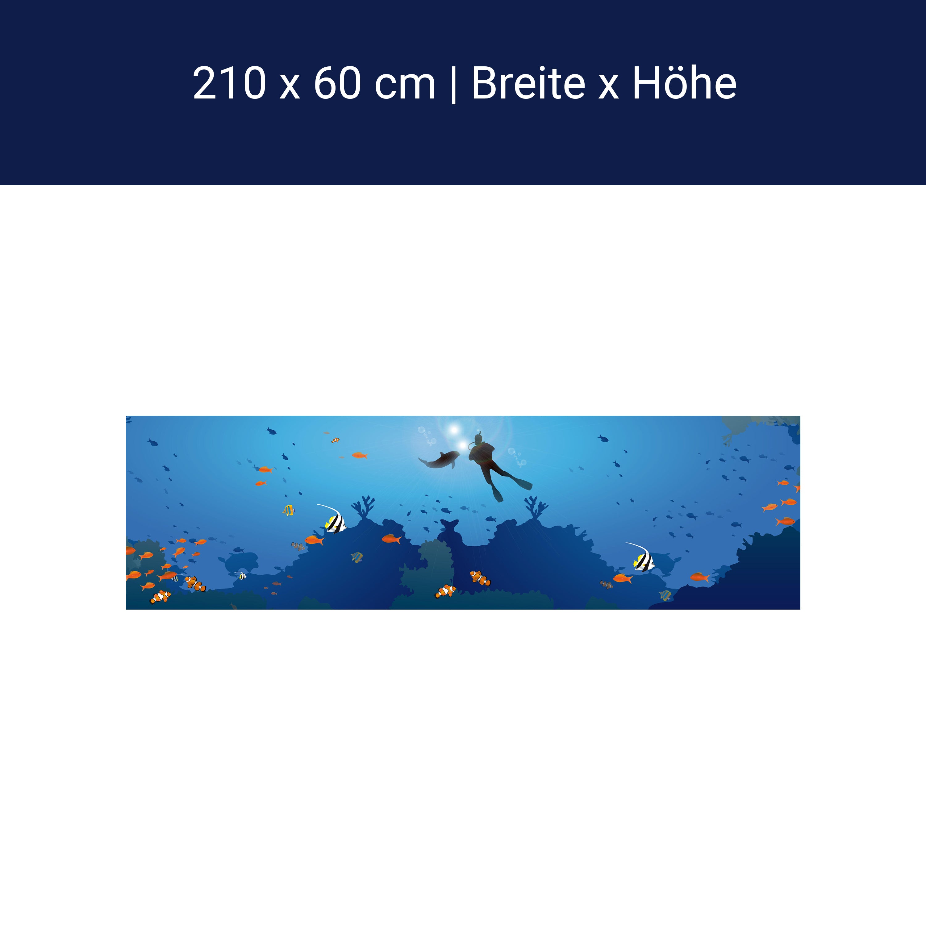 Küchenrückwand Riff Meer M0182 Küchenrückwand Riff Meer M0182