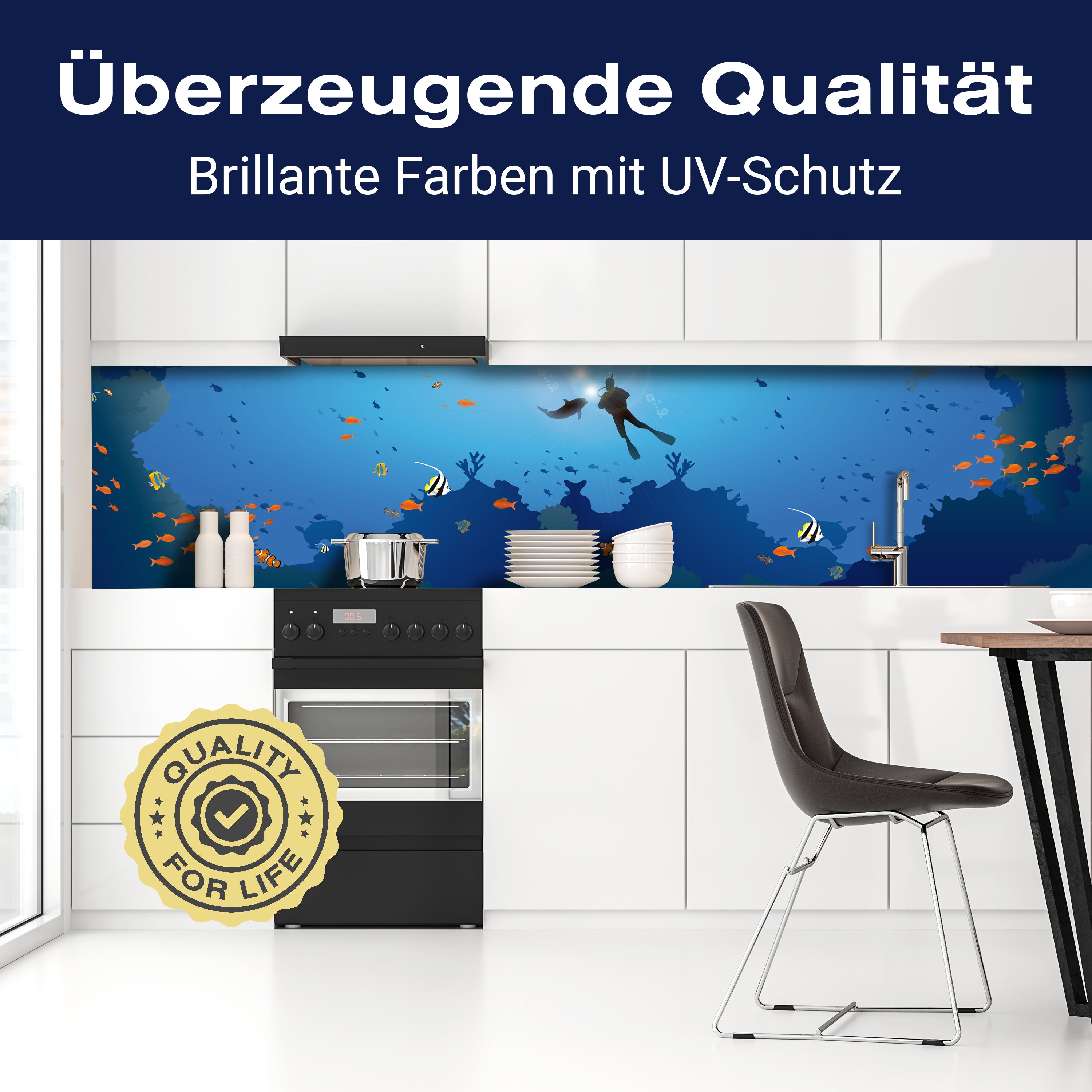 Küchenrückwand Riff Meer M0182 entdecken - Bild 2 Küchenrückwand Riff Meer M0182 entdecken - Bild 2