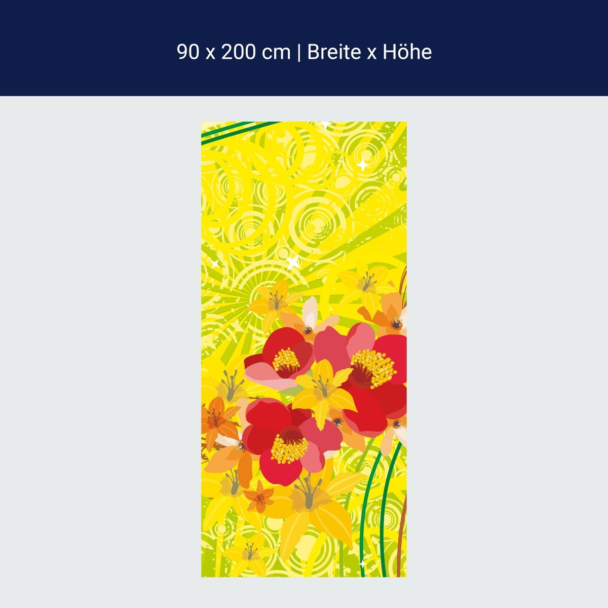 Duschwand Sara Floral M0184 Duschwand Sara Floral M0184