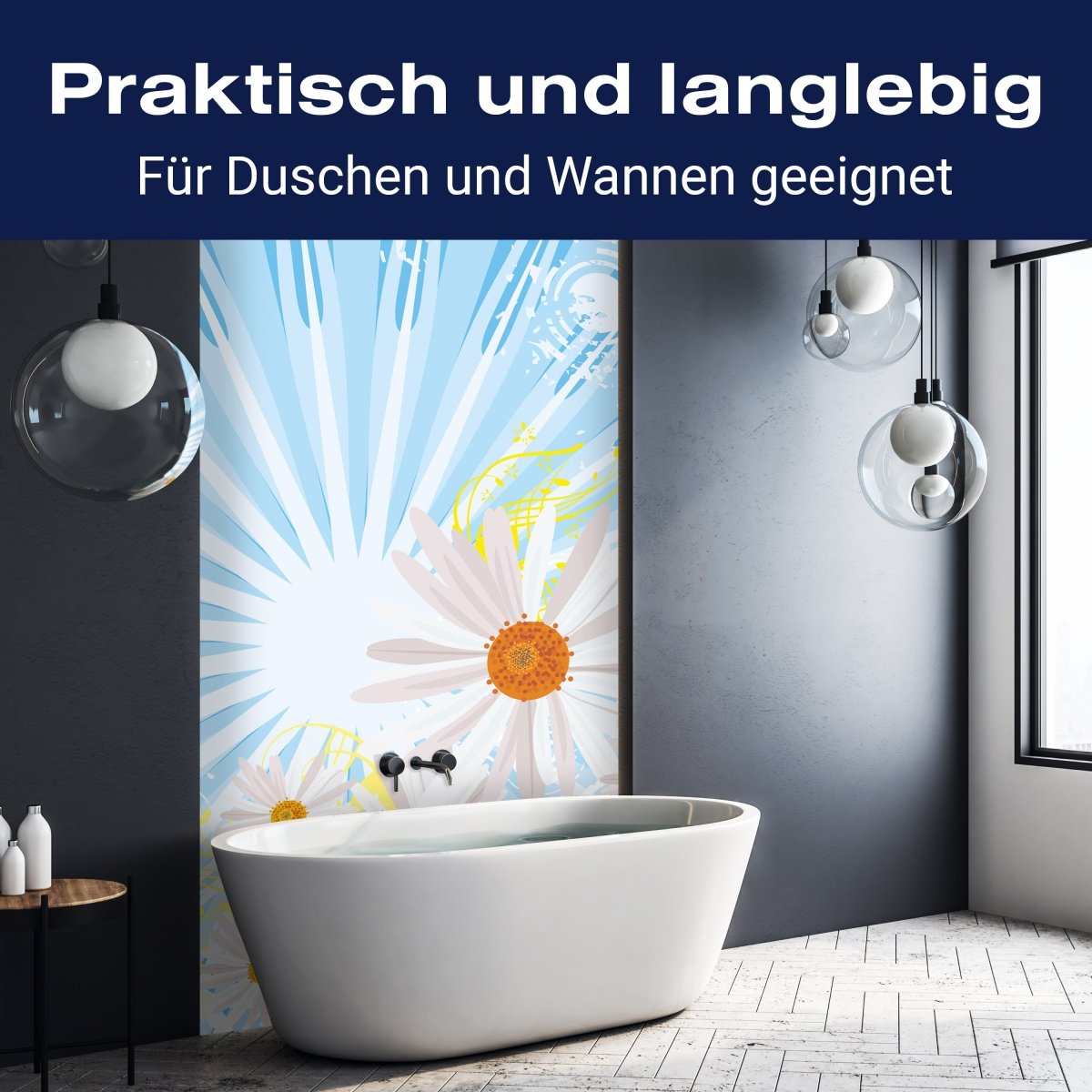 Duschwand Evelyn Floral M0186 entdecken - Bild 3 Duschwand Evelyn Floral M0186 entdecken - Bild 3