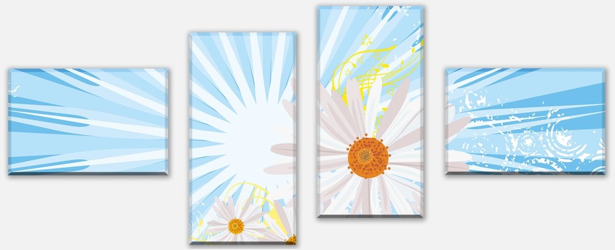 Leinwandbild Mehrteiler Evelyn Floral M0186 Leinwandbild Mehrteiler Evelyn Floral M0186