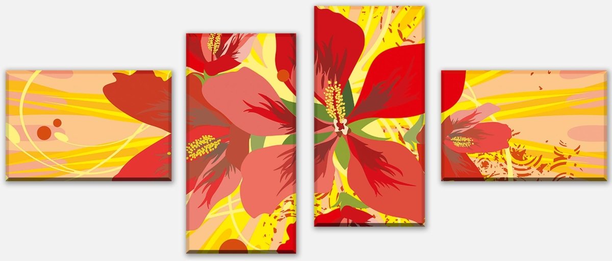 Leinwandbild Mehrteiler Victoria Floral M0188 Leinwandbild Mehrteiler Victoria Floral M0188