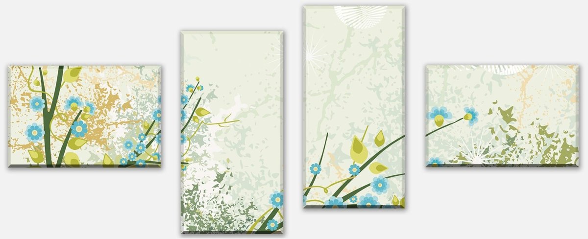 Leinwandbild Mehrteiler Marlis Floral M0190 Leinwandbild Mehrteiler Marlis Floral M0190