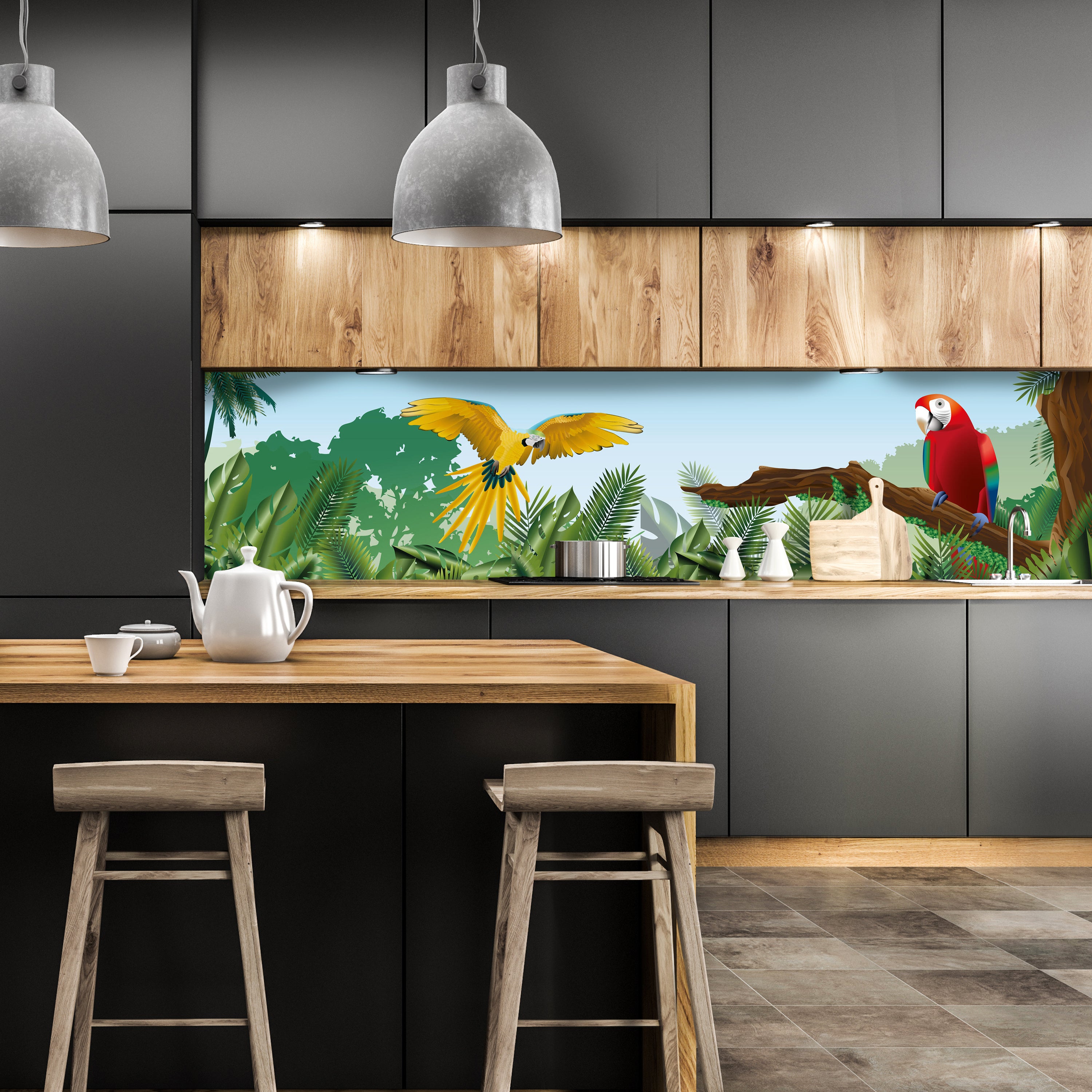 Küchenrückwand Landschaft Regenwald Natur M0193 entdecken - Bild 1 Küchenrückwand Landschaft Regenwald Natur M0193 entdecken - Bild 1