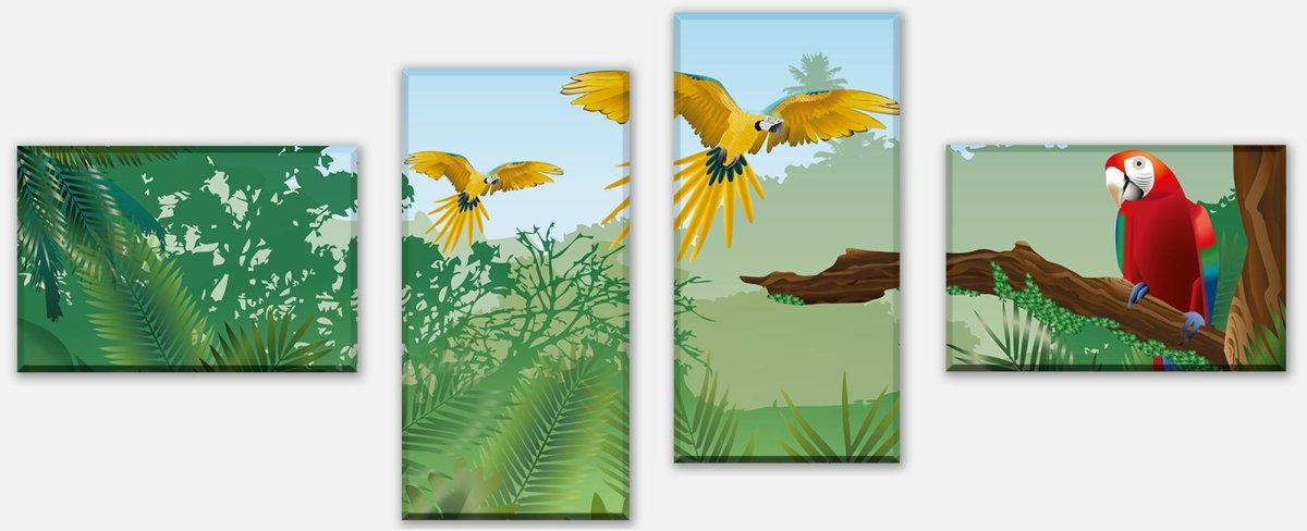 Leinwandbild Mehrteiler Landschaft Regenwald Natur M0193 Leinwandbild Mehrteiler Landschaft Regenwald Natur M0193