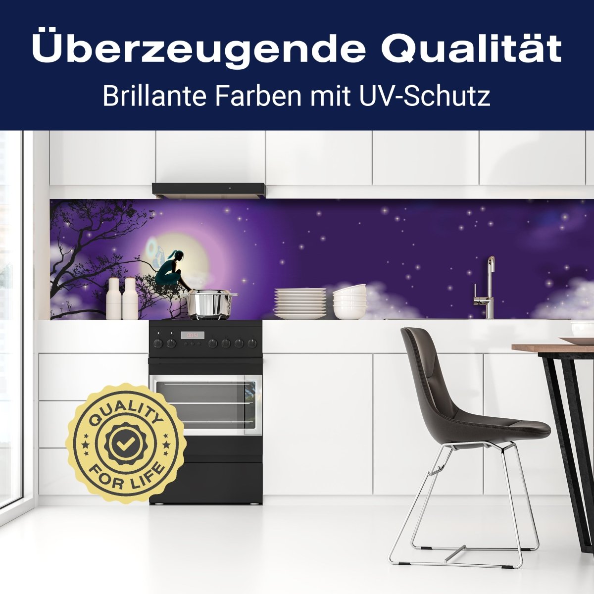 Küchenrückwand Elfenmond Fantasy M0194 entdecken - Bild 2 Küchenrückwand Elfenmond Fantasy M0194 entdecken - Bild 2