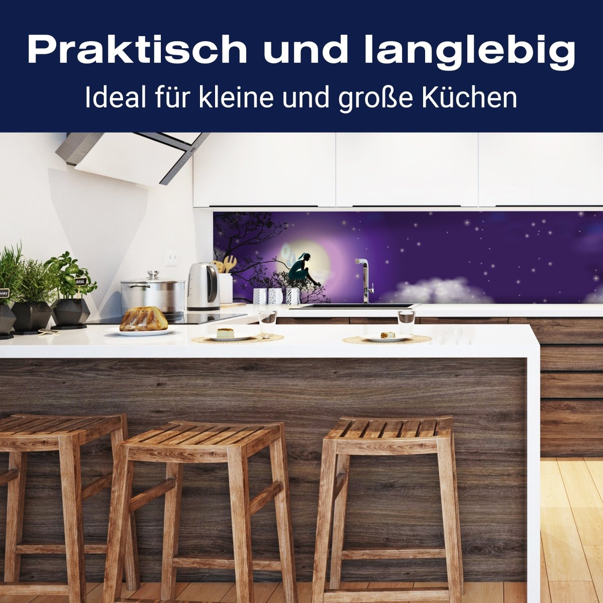 Küchenrückwand Elfenmond Fantasy M0194 entdecken - Bild 3 Küchenrückwand Elfenmond Fantasy M0194 entdecken - Bild 3