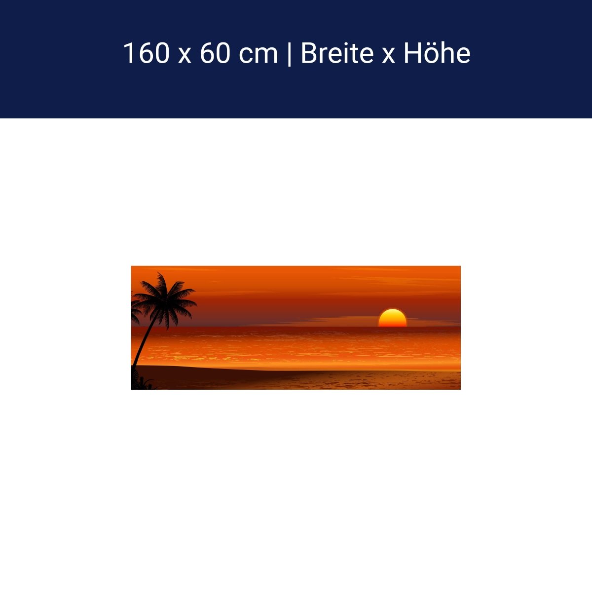 Küchenrückwand Beach Sunset M0195 Küchenrückwand Beach Sunset M0195