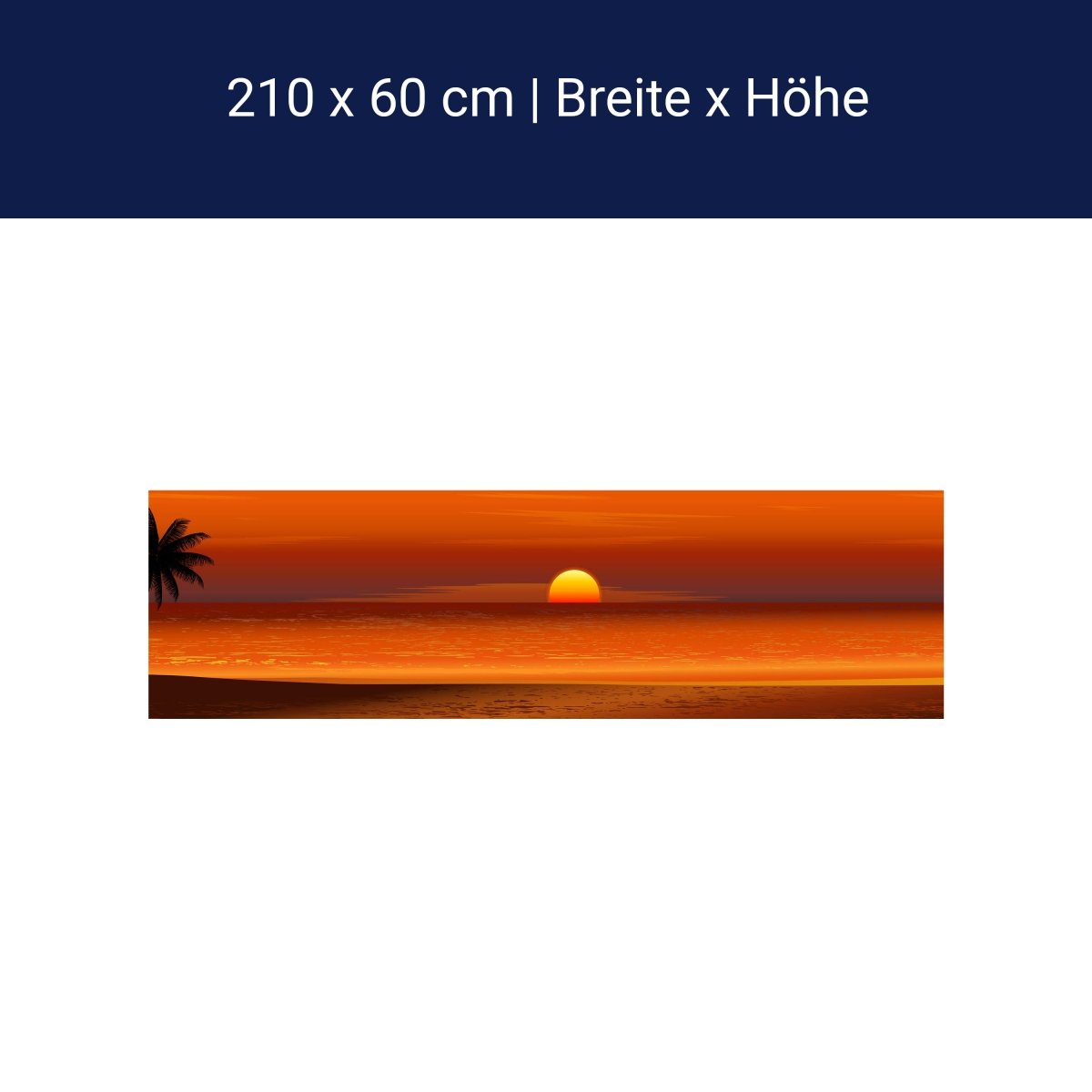 Küchenrückwand Beach Sunset M0195 Küchenrückwand Beach Sunset M0195