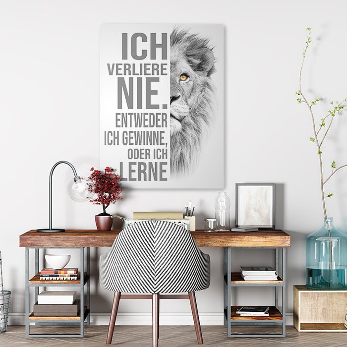 Leinwandbild Löwen, Hochformat M0195 kaufen - Bild 2 Leinwandbild Löwen, Hochformat M0195 kaufen - Bild 2