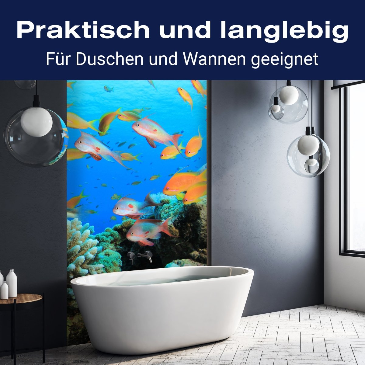 Duschwand Riffleben Unterwasser M0196 entdecken - Bild 3 Duschwand Riffleben Unterwasser M0196 entdecken - Bild 3
