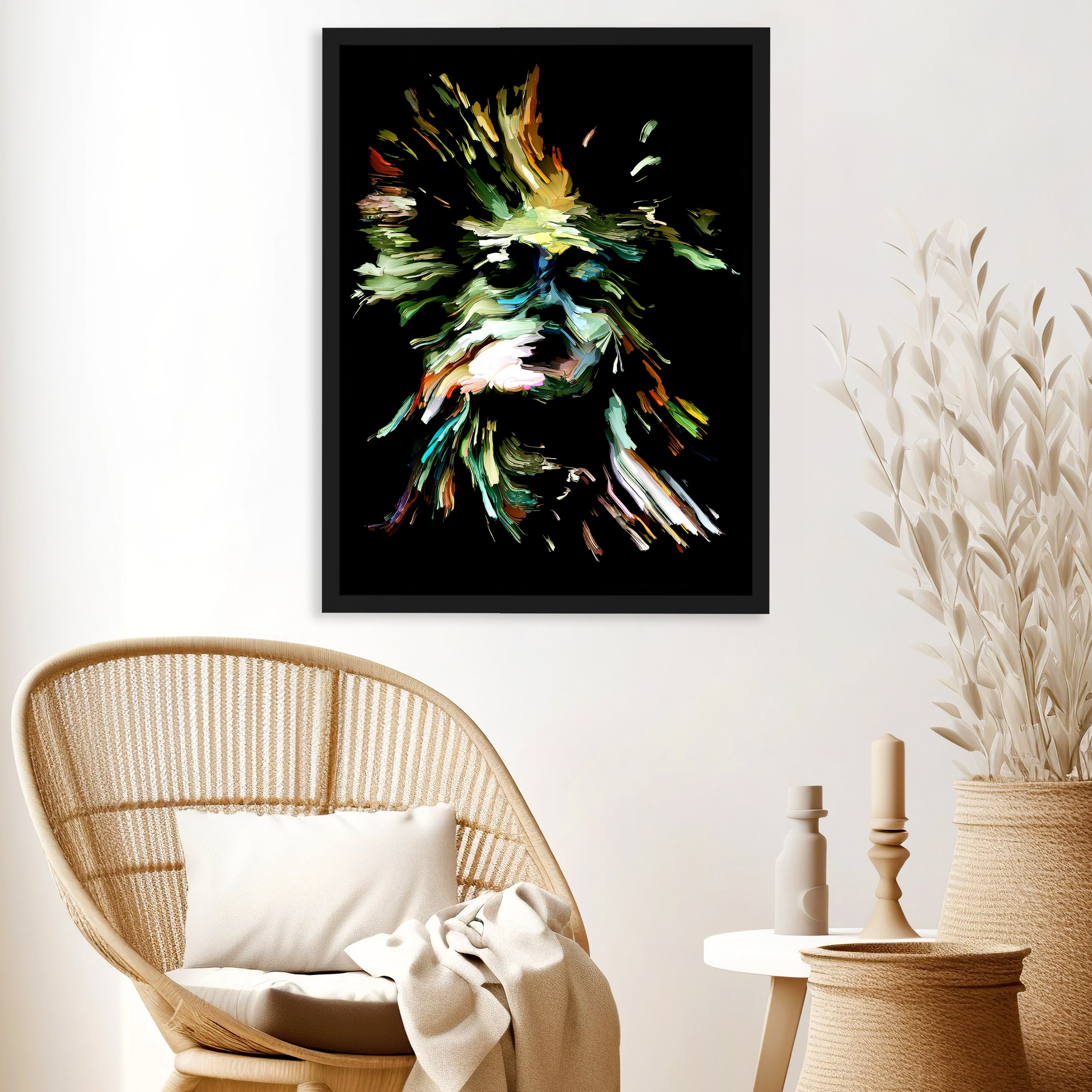 wandmotiv24 Poster, Poster - Frau, Gemälde, abstrakt - M0196 - Bild 3 wandmotiv24 Poster, Poster - Frau, Gemälde, abstrakt - M0196 - Bild 3