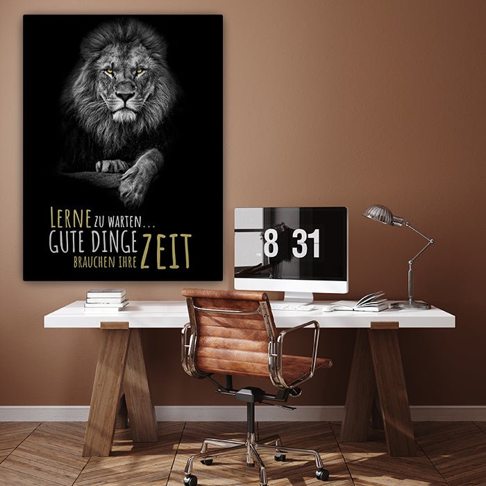 Leinwandbild Löwen, Hochformat M0197 kaufen - Bild 3 Leinwandbild Löwen, Hochformat M0197 kaufen - Bild 3